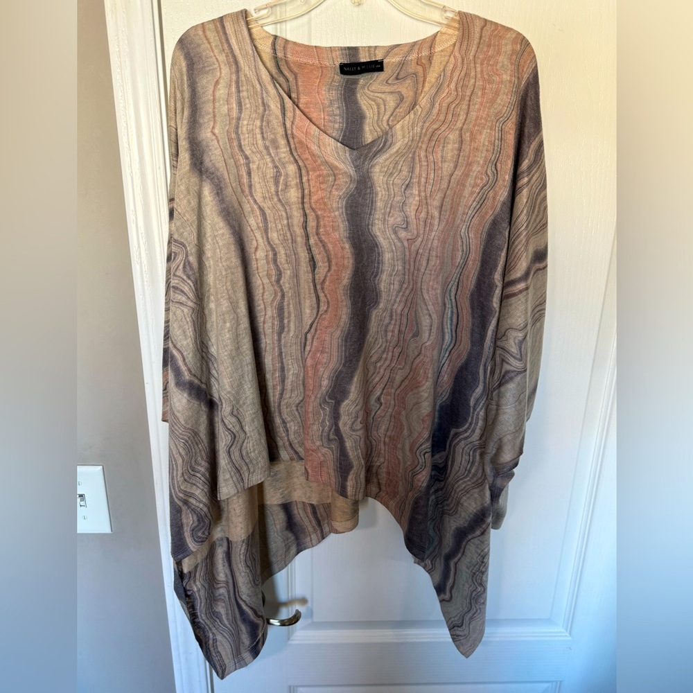 New without tags Poncho.